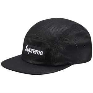 Supreme Bonded Mesh Hat - Black